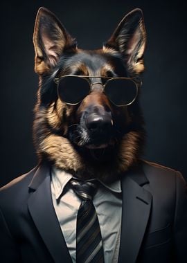 Gentleman German Shepherd