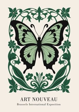 Green Art Nouveau