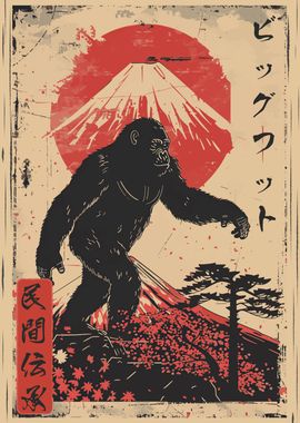 Vintage Bigfoot Japanese