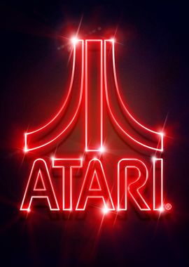 Atari Neon Red