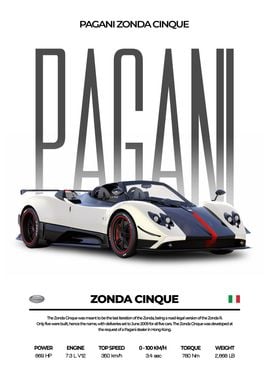 Pagani Zonda Cinque