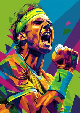 Rafael Nadal Wpap Art