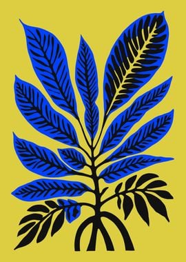 Lemon Green Indigo Leaf