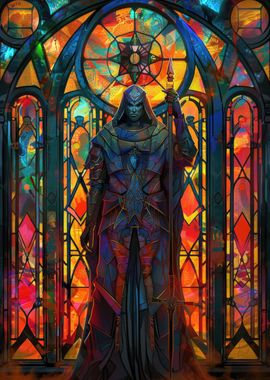 Stained Glass Sentinel