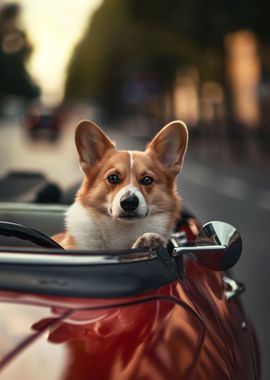 Corgi Car Cabriolet Sun