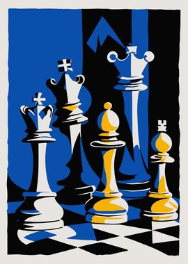 Chess Artwork Poster