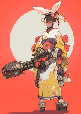 Cyborg Geisha Gatling