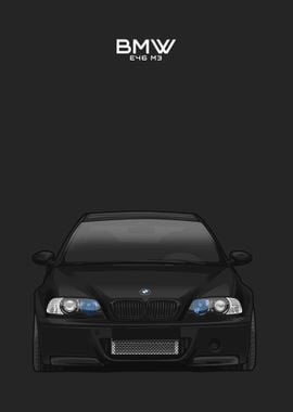 bmw e46 m3 black