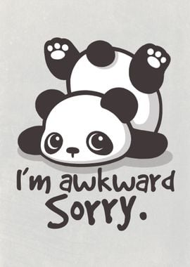 sorry awkward panda