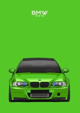 bmw e46 m3 green