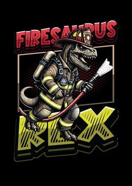 Firesaurus Rex Firefighter