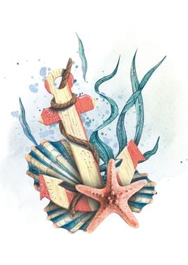 Anchored Starfish