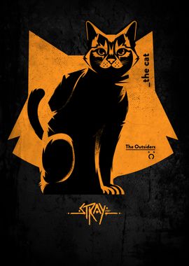 Cat Stray Graphic