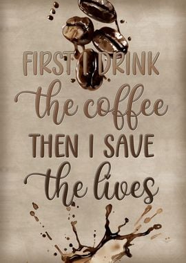 Coffee and save the lives