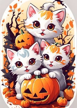 Cute Halloween Cat