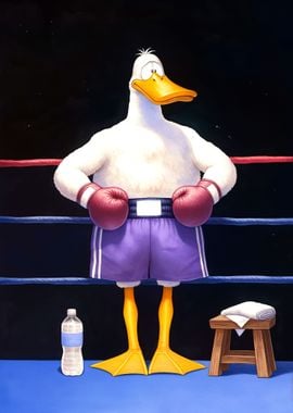 Duck Plays Boxing