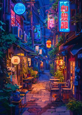 Cozy Anime Street