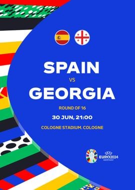 1/8 Spain vs Georgia