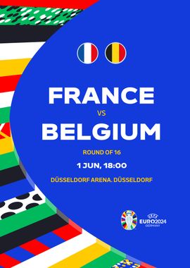 1/8 France vs Belgium