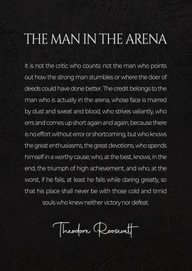 The Man In The Arena