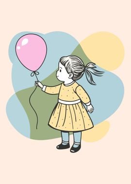 Girl with a balloon