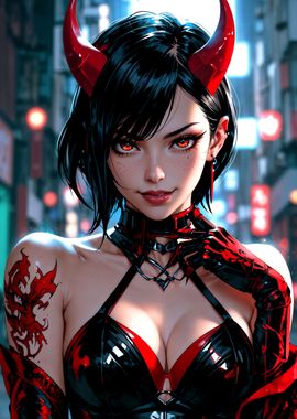 Asian Anime Girl Halloween