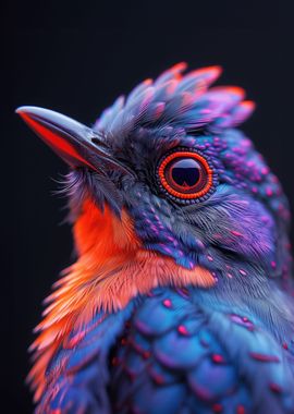 Birds in Neon