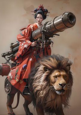 Geisha Canon Lion