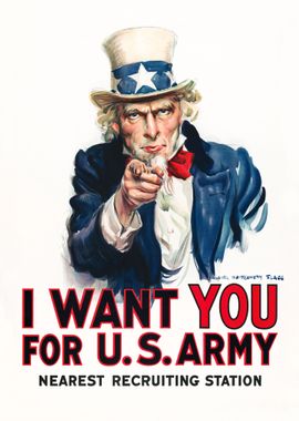 I want you for US Army