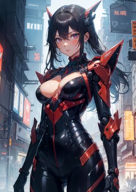 Anime Cyberpunk Girl