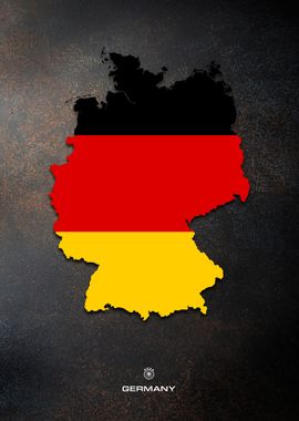 germany flag maps