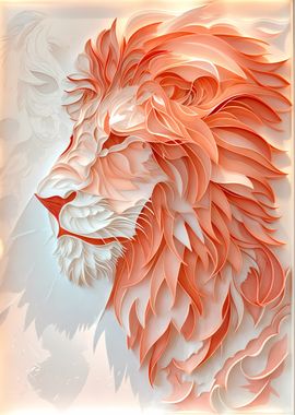 lion painting