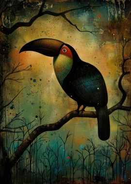 Toucan painting