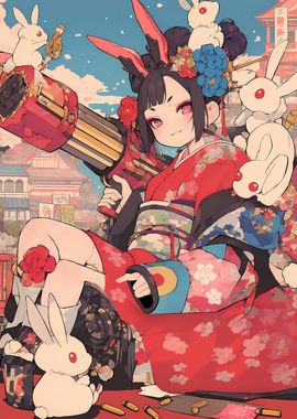 Bunny Blaster Geisha