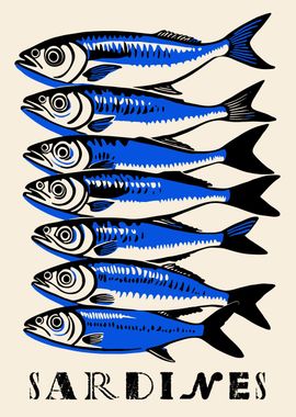 Sardines Kitchen Art