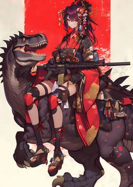 Geisha Dinosaur Guardian