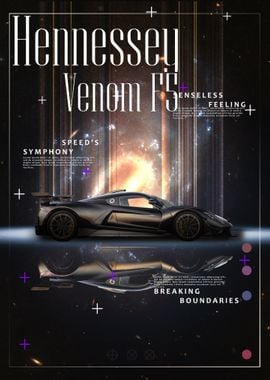 Venom F5 Hyper Car Art