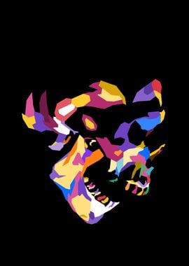 Skull Pop Art