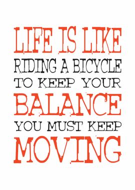 Life is like Riding a Bike