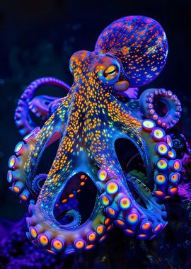 Neon Octopus