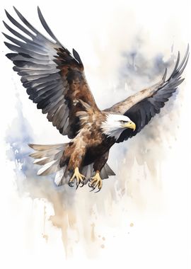 Eagle Watercolor