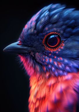 Birds in Neon