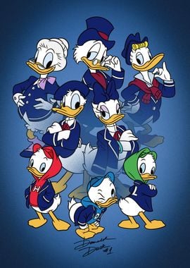 Donald Duck Family