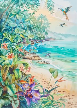 Tropical Summer Beach