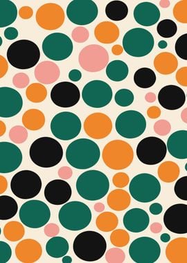 Abstract Dots Wall Art