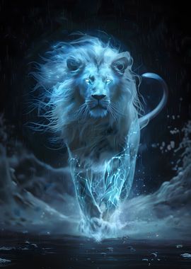 Celestial White Lion