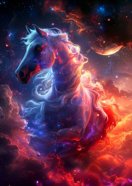 Red Blue Horse Nebula