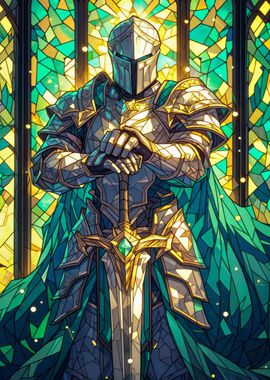 Stained Glass Paladin