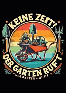 Lustige Gartenarbeit