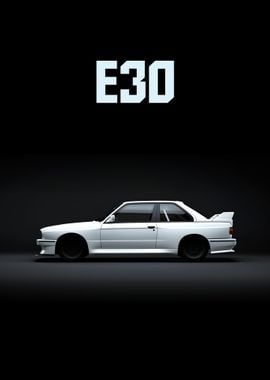 e30 bimmer white